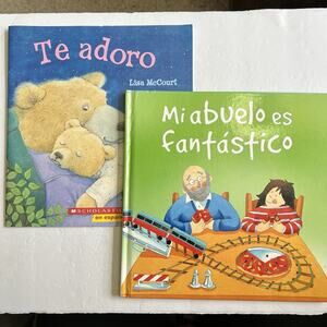 Mi Abuelo Es Fantastico and Te Adoro Set of 2 Childrens Story Books